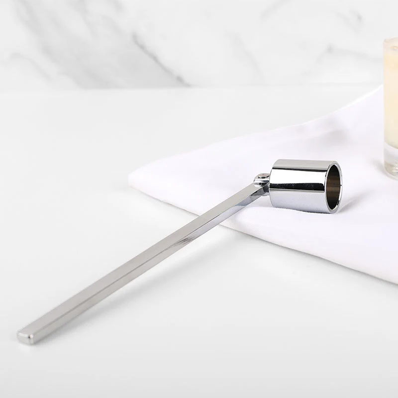 Kerzenlöscher Edelstahl - Gerade Form - Silber