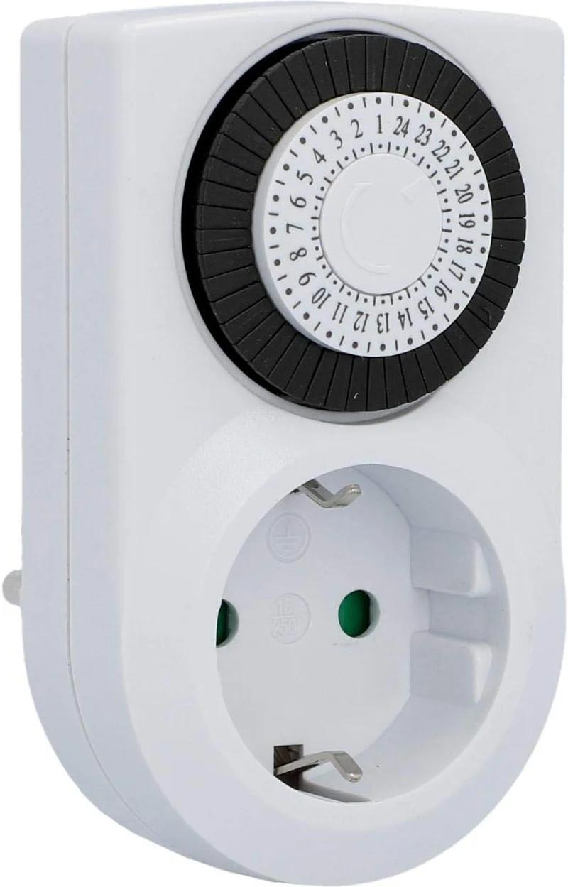 Unitec Mechanische Zeitschaltuhr weiß mini für innen
