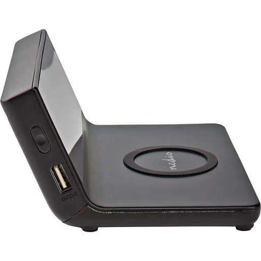 Nedis Wecker mit kabellosem Ladegerät für Smartphone WCACQ20BK / WCACQ20WT