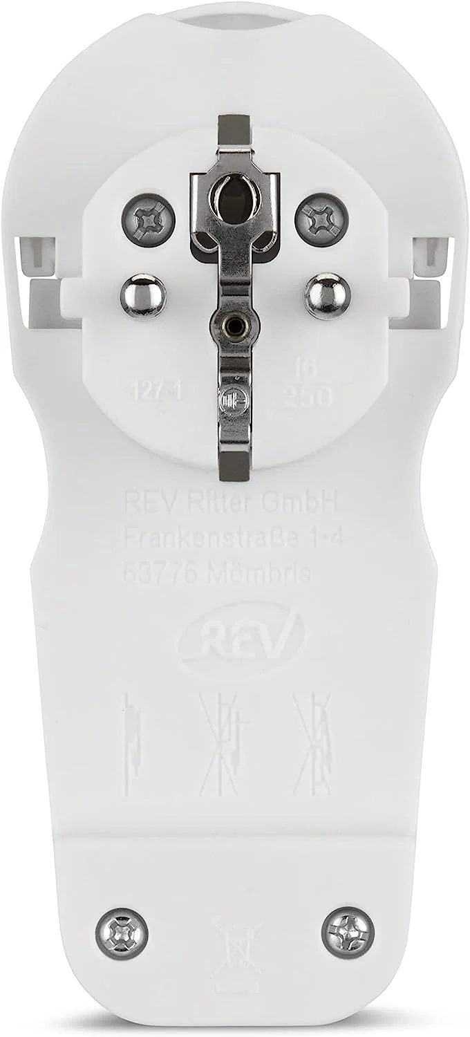 REV Schuko Flachstecker