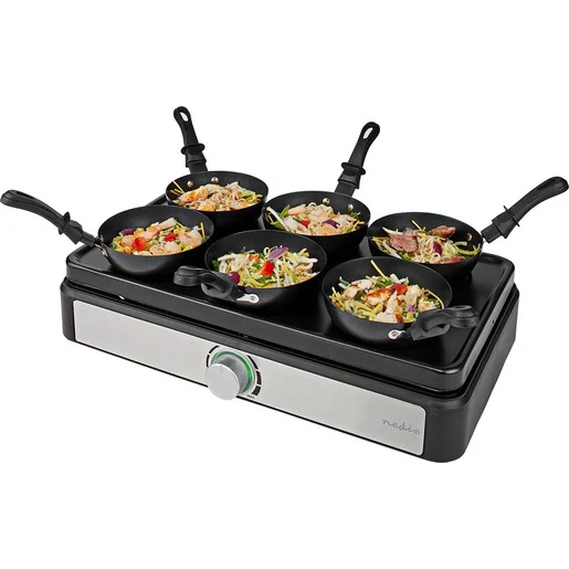 Nedis Party Wok Set FCRA310FBK6