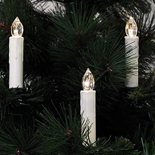 Kabellose Kerzen, 10 warmweiße LEDs, batteriebetrieben
