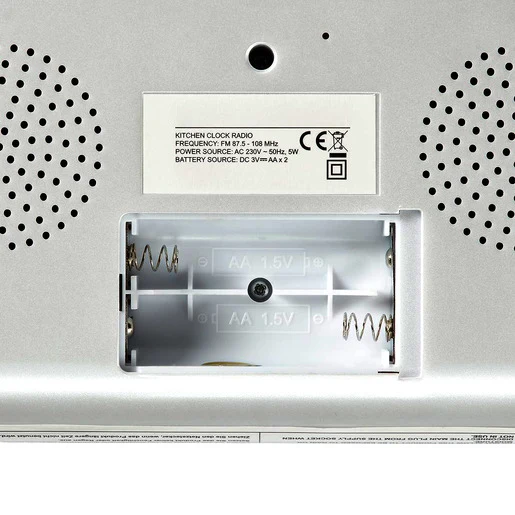 Nedis Unterbauradio RDFM4000WT weiß/silber Batterie/Netz