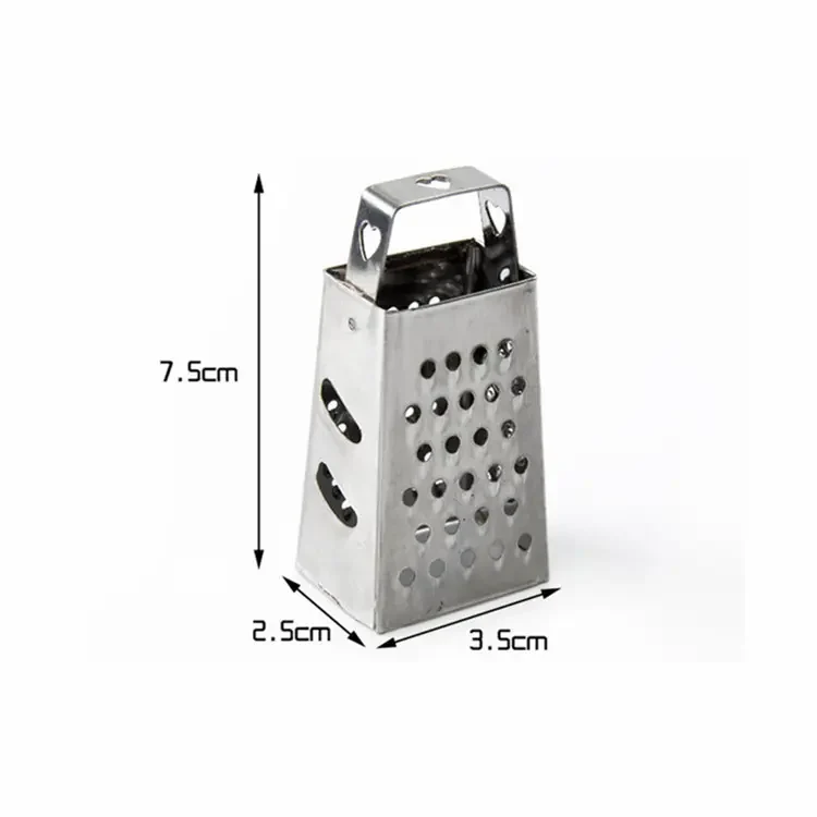 Mini-Vierkantreibe mit Herz Edelstahl silber