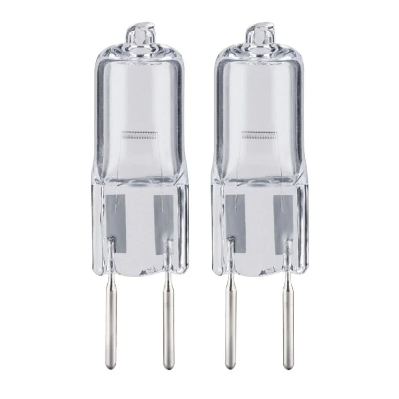 2 x Paulmann Halogen Leuchtmittel Stiftsockel 35W GY6,35 12V klar 766lm warmweiß 2900K dimmbar