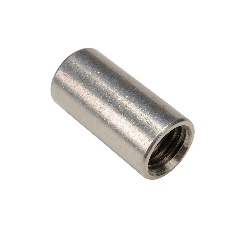 Verbindungs Muffe M10 Chrom 14mm, Ø 12mm