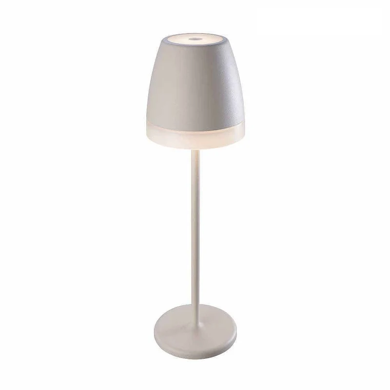 LED Akku Tischlampe Sidra weiss inkl. USB-C Ladekabel