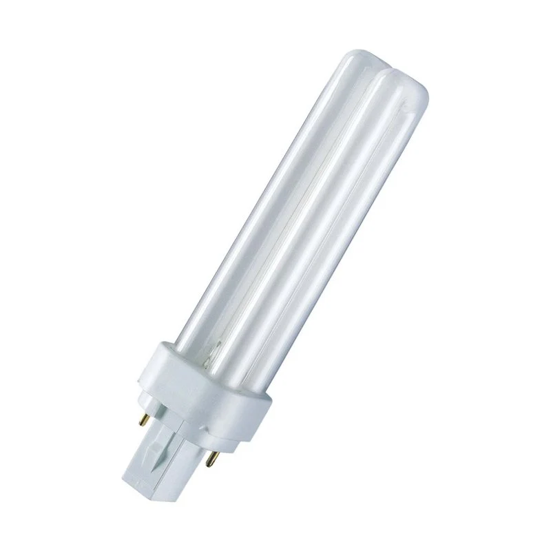 Osram Kompaktleuchstofflampe Dulux D 10W 827 G24d-1 2 pin