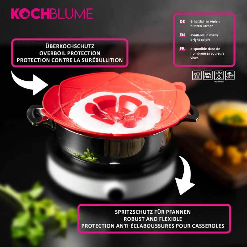 Kochblume S limette Überkochschutz