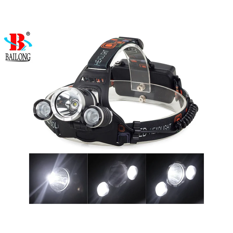 Stirnlampe LED Cree xm-l t6 230V und 12V
