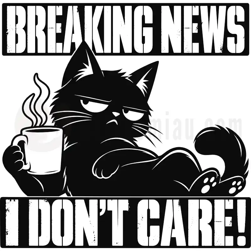 Breaking News I don’t care - Tasse
