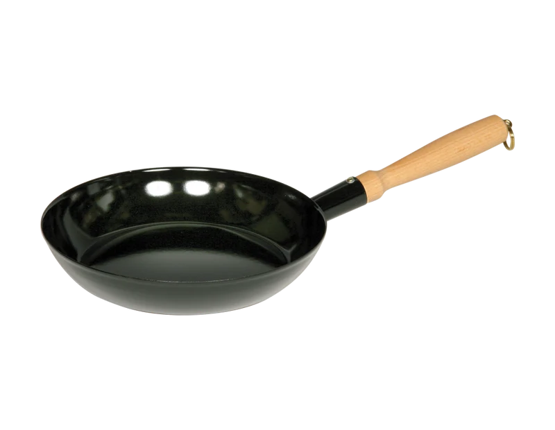 Holzknechtpfanne 24cm Schwarz Emaille