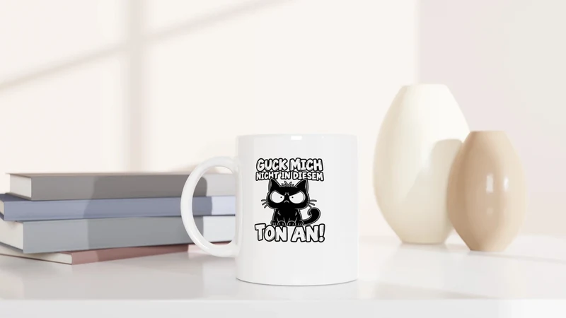 Guck mich mich nicht - Tasse