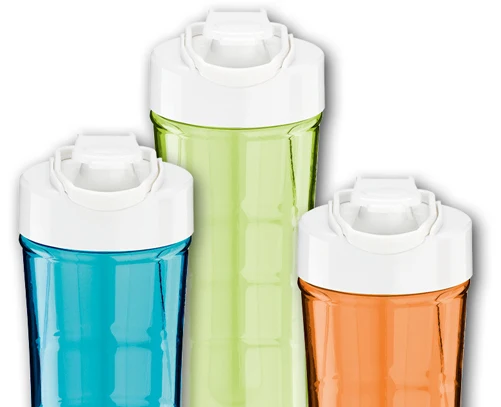 Trisa Stand Blender Smoothie maker blue mit 3 Stk. Trinkbecher