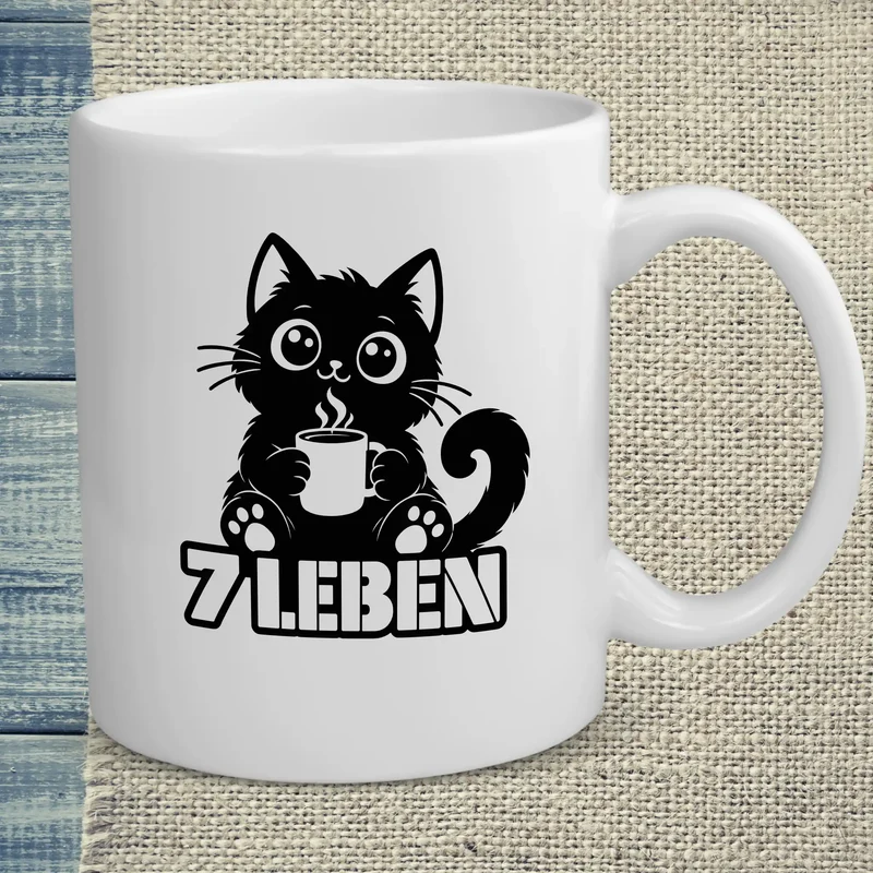 7 Leben - Tasse