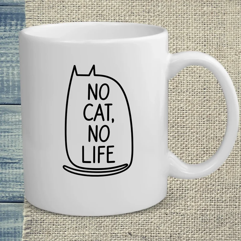 No Cat No Life - Tasse
