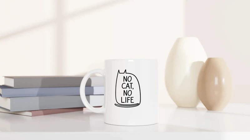 No Cat No Life - Tasse