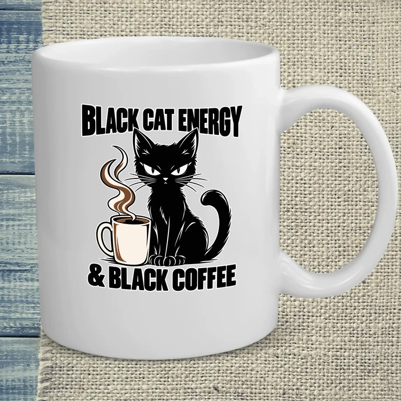 Black Cat Energy - Tasse