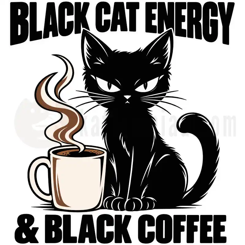 Black Cat Energy - Tasse