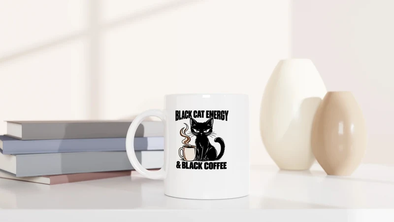 Black Cat Energy - Tasse