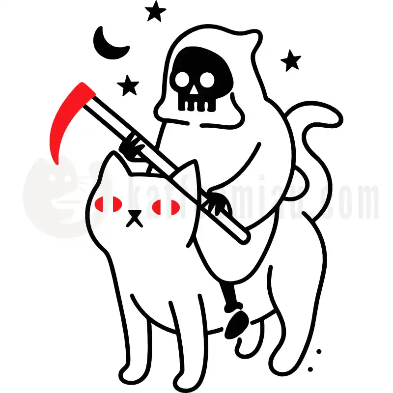 Katze des Tod - Tasse