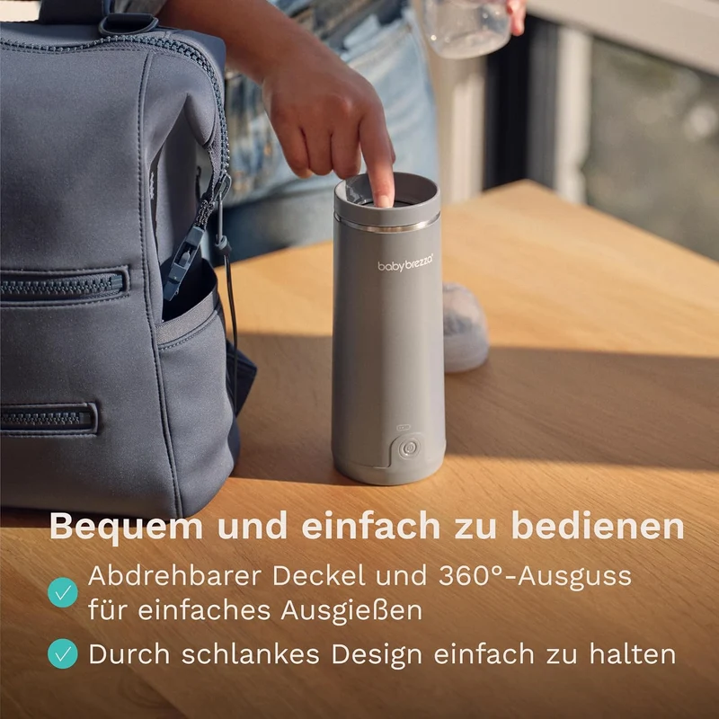 Baby Brezza tragbarer Muttermilch- und Wasserwärmer für unterwegs