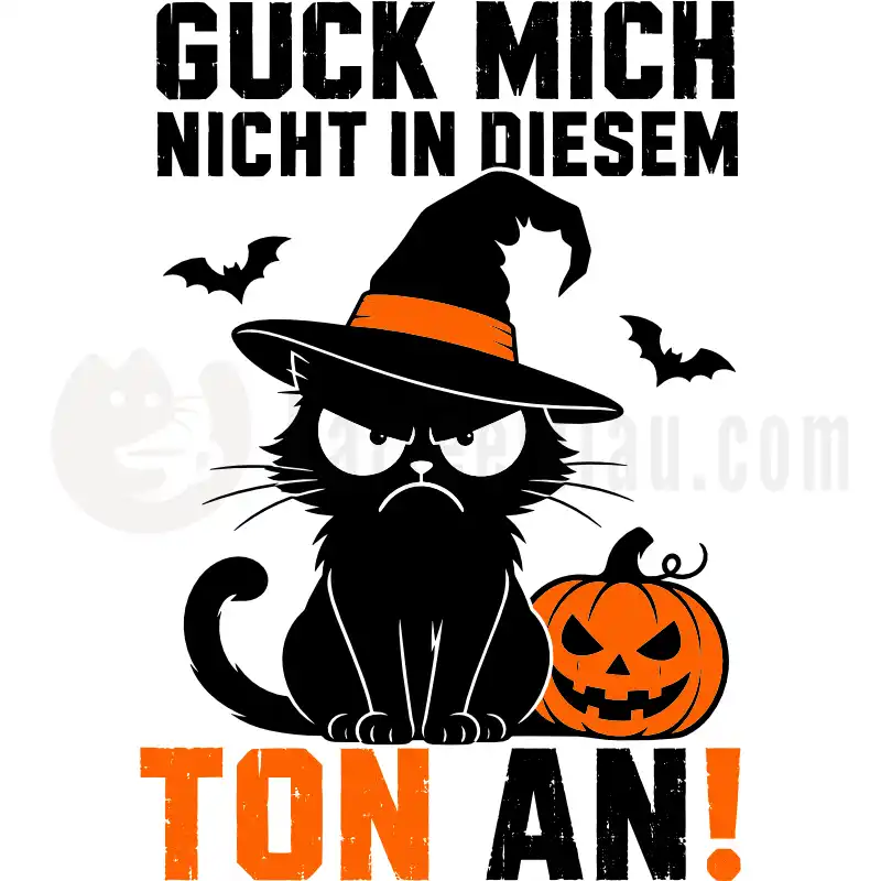 Guck mich nicht - Halloween - Tasse