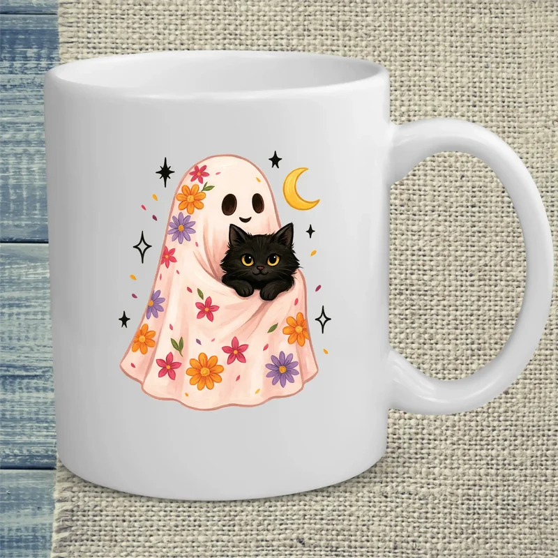 Floral Ghost - Tasse
