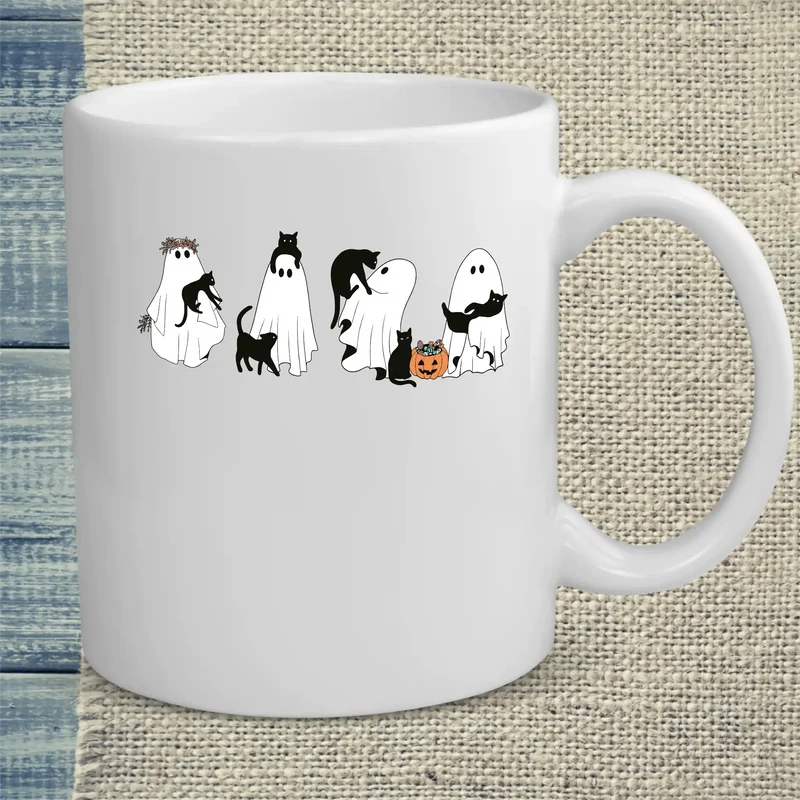 Gespenster und Katzen - Tasse
