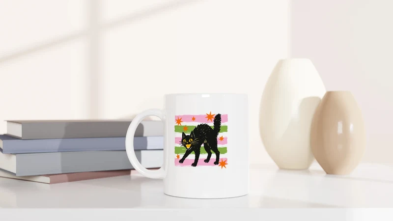 Halloween Cat - Tasse
