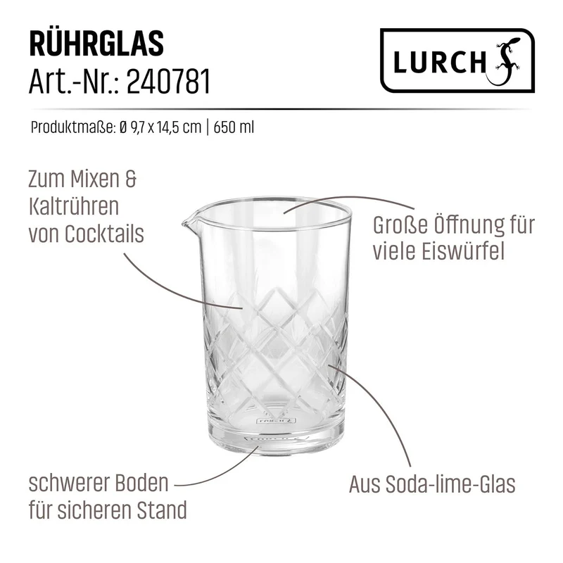 Rührglas 650 ml Bar Kollektion