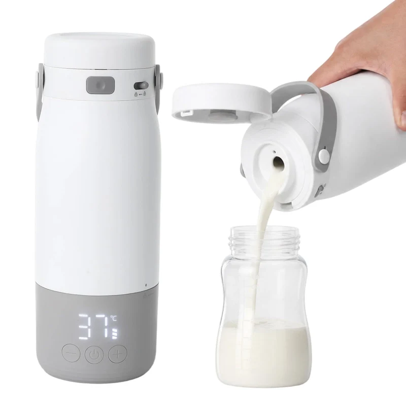 HAUSPROFI Flaschenwärmer Baby Kabellos, 12000mAh Akku