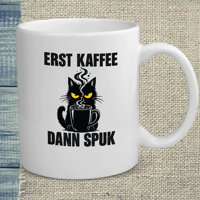 Kaffee dann Spuk - Tasse