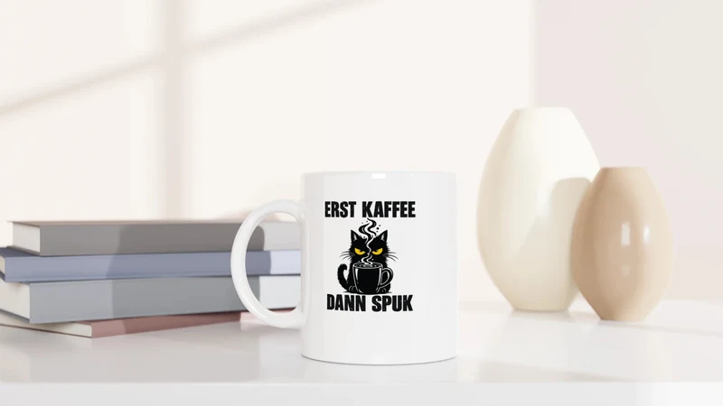 Kaffee dann Spuk - Tasse