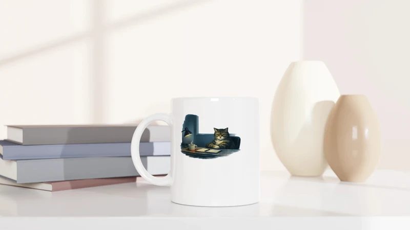 Hopper - Grimmige Katze - Tasse