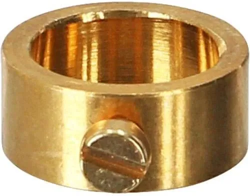 Lampen Stellring Metall Messing oder Chrom