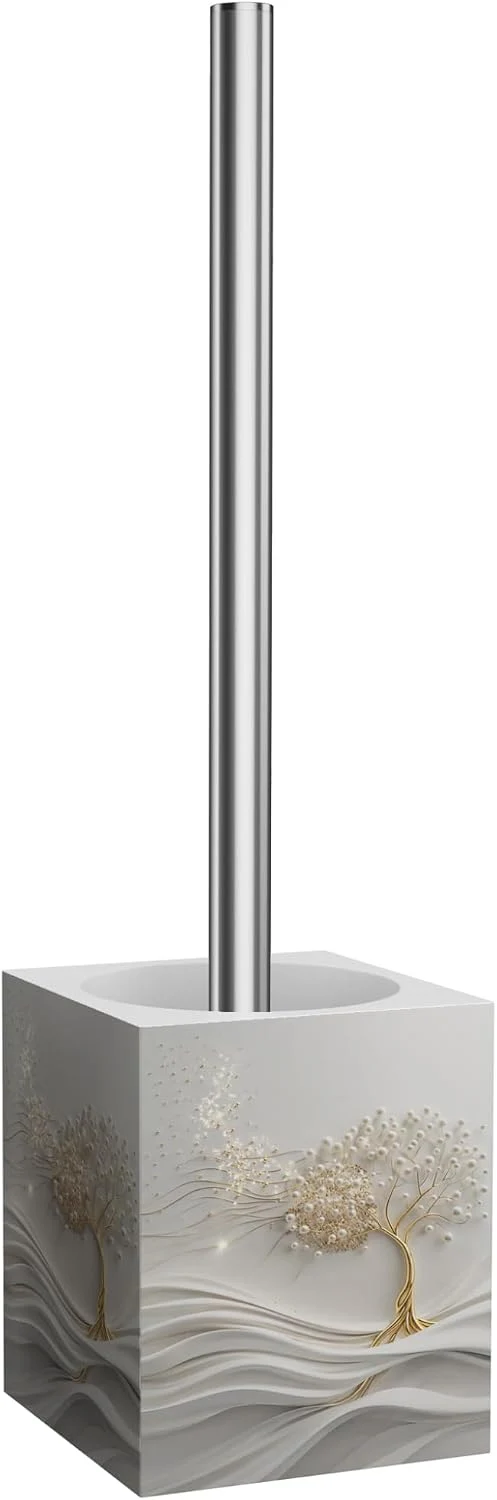 Sanilo Badezimmer Set, Seifenspender und WC Bürste mit Motiv, grosse Auswahl, Klobürste ohne Bohren,