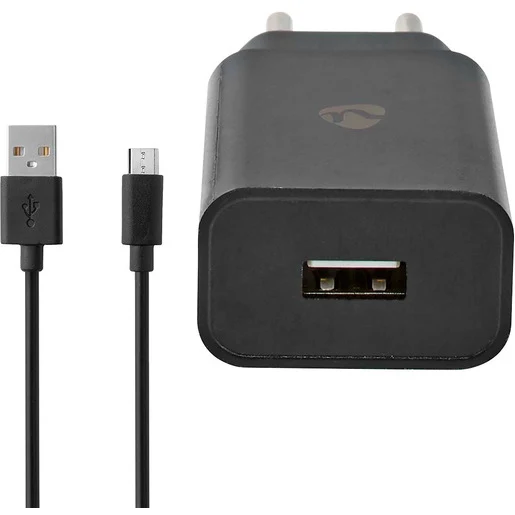 Nedis USB-Netzladegerät USB A 1A 5W mit Kabel ansteckbar 1m