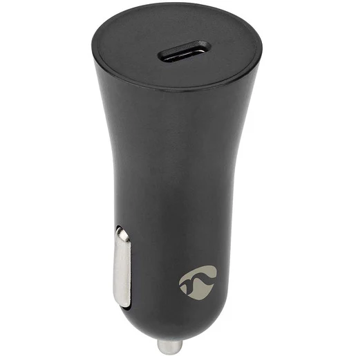 Nedis KFZ Ladegerät USB C 3A 20W automatische Spannungswahl schwarz