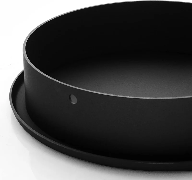 LANZZAS Ofenrohr Blindkappe - Durchmesser Ø 200 mm - Farbe: schwarz | Rauchrohr Blinddeckel, Schwarz