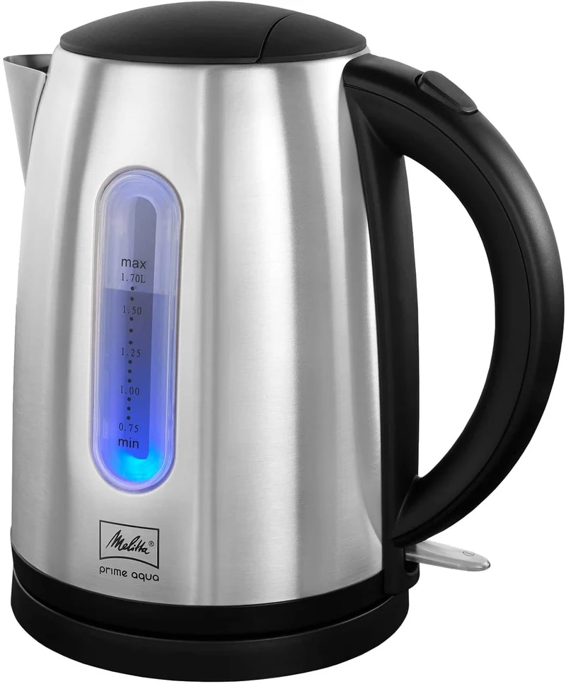 Melitta Wasserkocher Prime Aqua Edelstahl 1,7 L 2200 W 1018-02