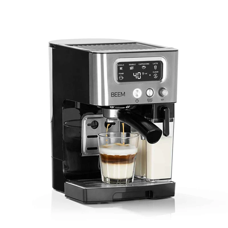 ESPRESSO-LATTE Espresso Siebträgermaschine 15 bar für perfekten Kaffeegenuss