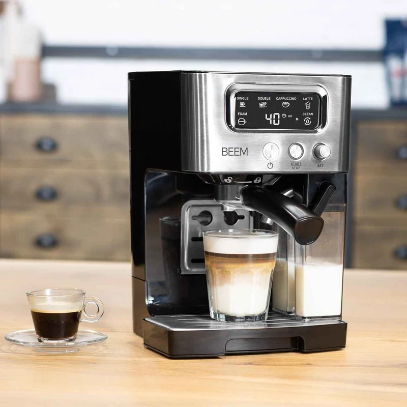 ESPRESSO-LATTE Espresso Siebträgermaschine 15 bar für perfekten Kaffeegenuss
