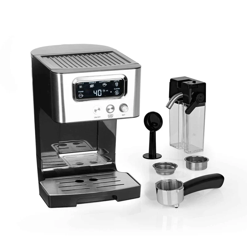 ESPRESSO-LATTE Espresso Siebträgermaschine 15 bar für perfekten Kaffeegenuss