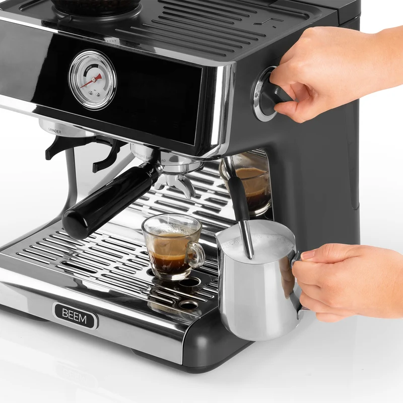 ESPRESSO-GRIND-EXPERT Espresso-Siebträgermaschine mit Mahlwerk - 15 bar