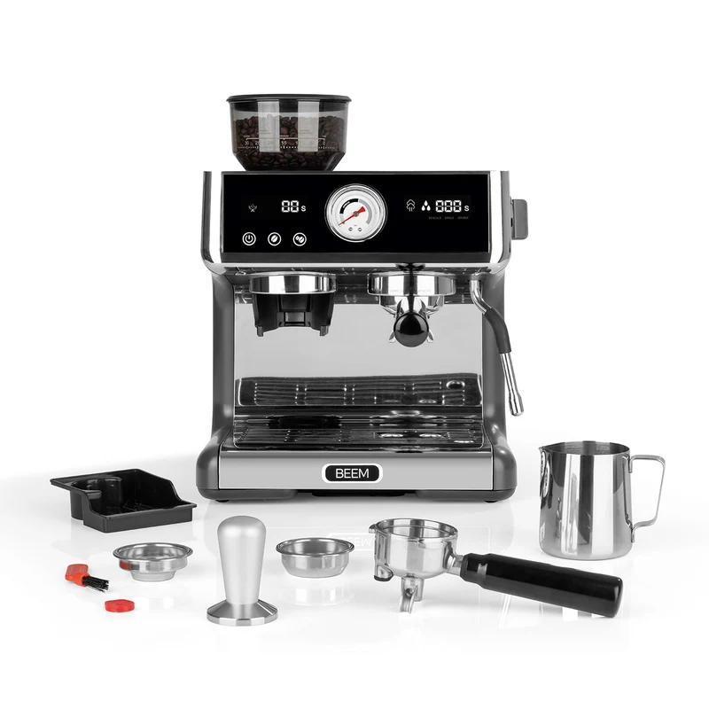 ESPRESSO-GRIND-EXPERT Espresso-Siebträgermaschine mit Mahlwerk - 15 bar