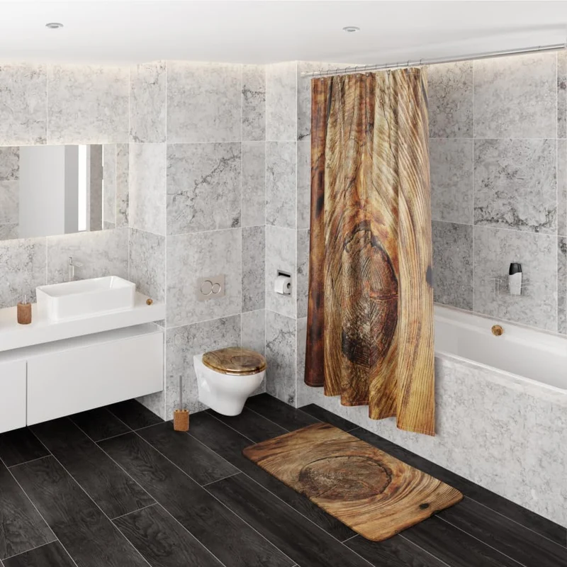 Sanilo WC Sitz mit Absenkautomatik & Quick-Release aus Holz, Rustikal