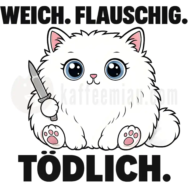 Weich. Flauschig. Tödlich. - Tasse