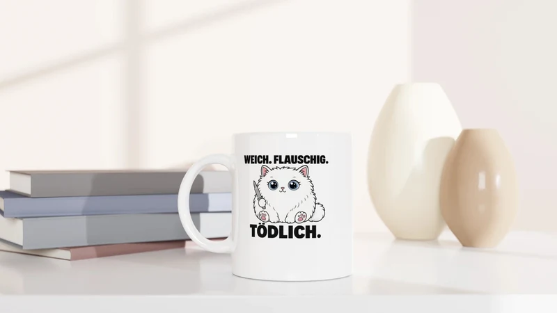 Weich. Flauschig. Tödlich. - Tasse