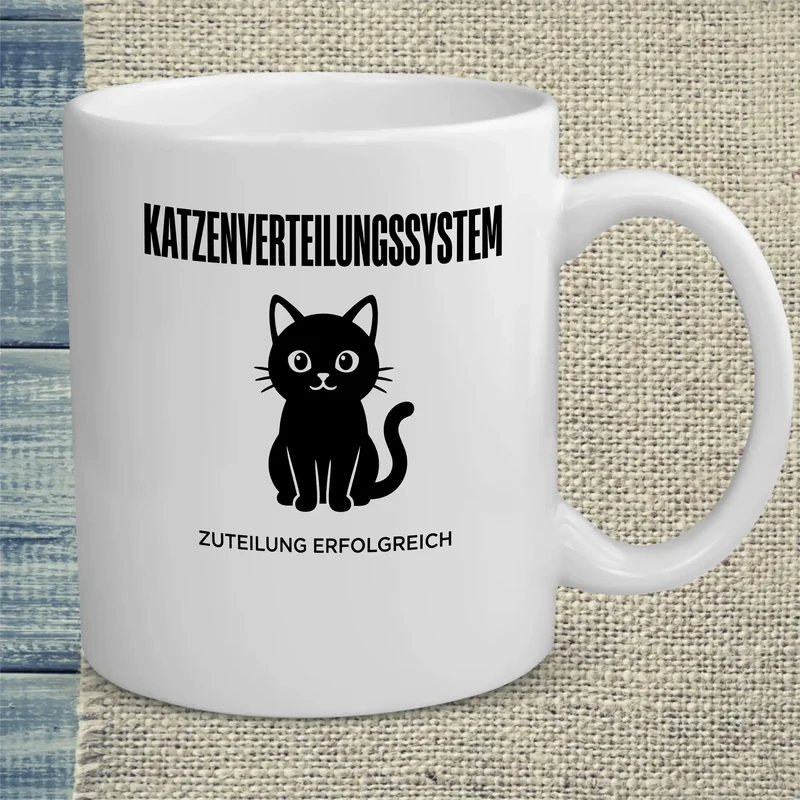 Katzenverteilungssystem - Tasse